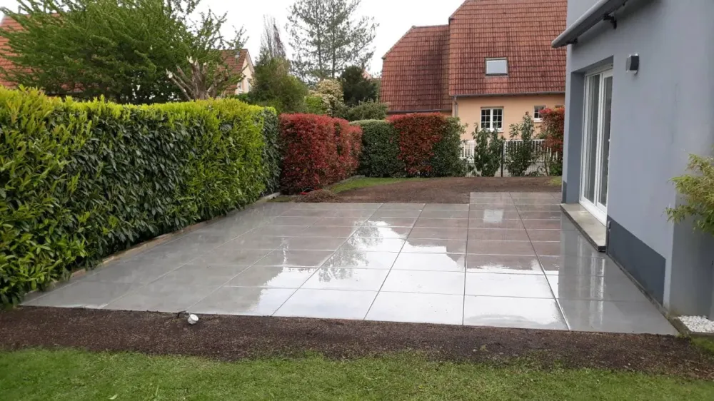 Terrasse grès cérame