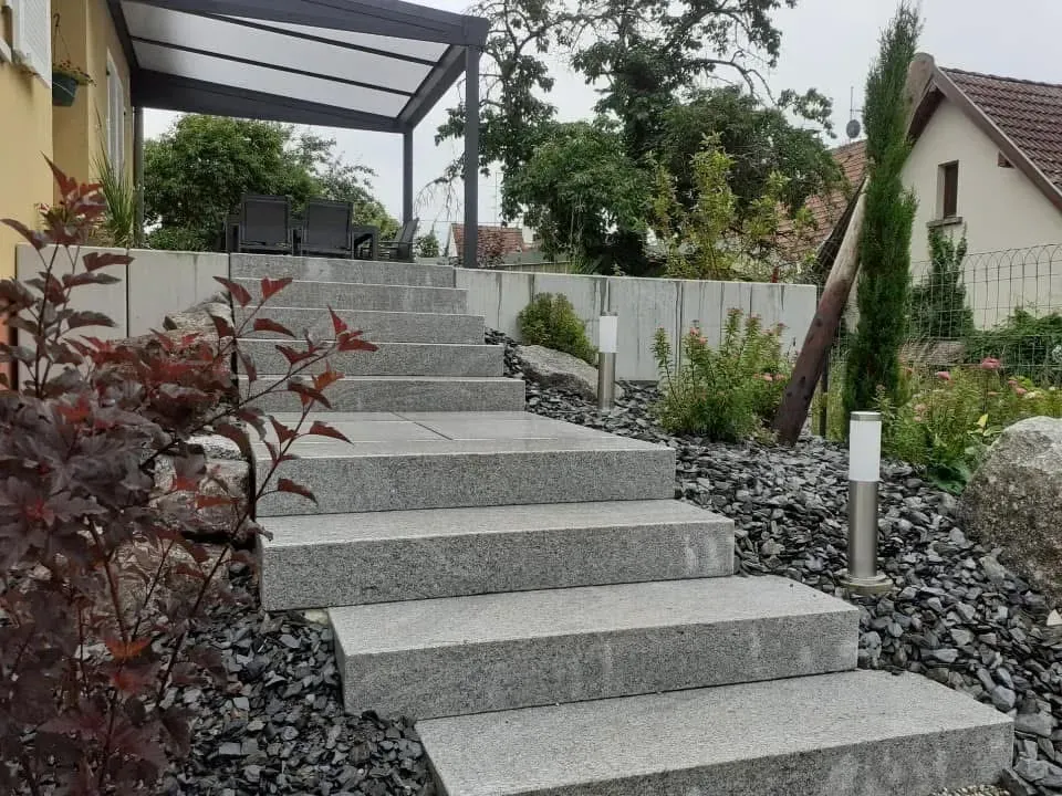 Escalier paysager près de Ensisheim